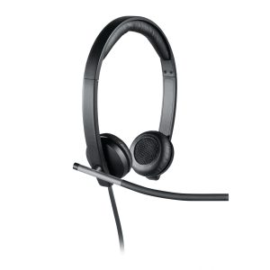 Logitech H650e Business Stereo USB-A Headset with Noise Cancelling Mic - Black - 981-000519