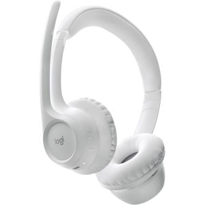 Logitech Zone 300 Bluetooth Headset with Noise Cancelling Mic - Off White - 981-001417